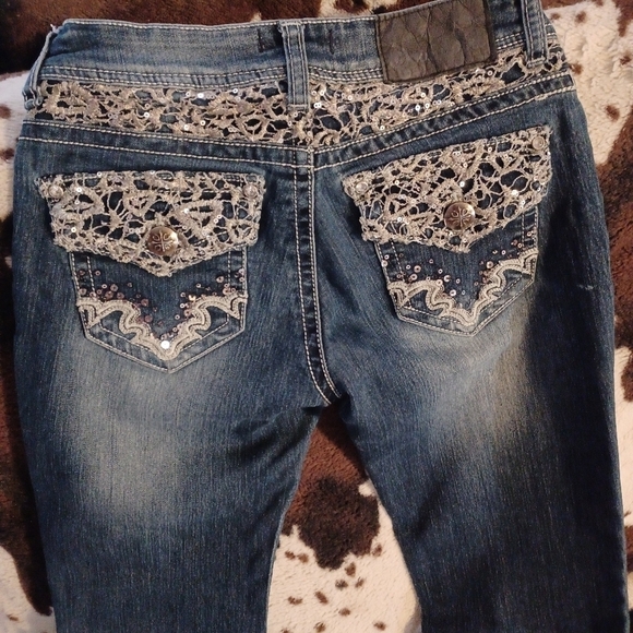 SOUNDGIRL JEANS, BOOT CUT, SIZE 3 - Picture 1 of 9